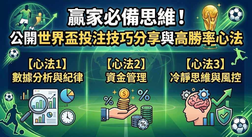 公開世界盃投注技巧分享與高勝率心法